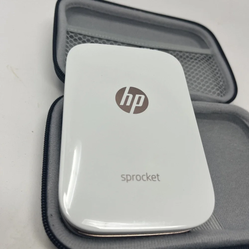 HP Sprocket 100 Portable Wireless Color Photo Printer Zink Bluetooth W/ Sheets